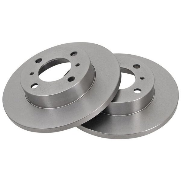 2 Brake Discs solid Ø 234 mm 13 mm A.B.S. for e.g. MITSUBISHI Colt