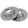 2 Brake Discs solid Ø 234 mm 13 mm A.B.S. for e.g. MITSUBISHI Colt