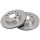 2 Brake Discs Vented Ø 263 mm 16 mm A.B.S. for e.g. TOYOTA MR2