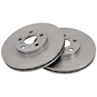 2 Brake Discs Vented Ø 277 mm 25 mm A.B.S. for...