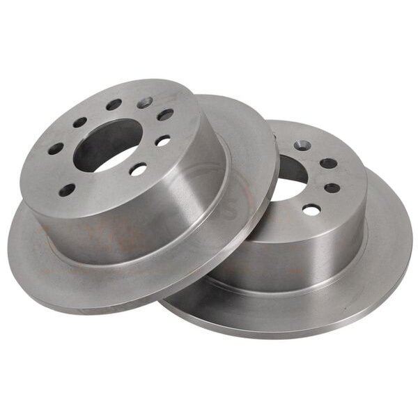 2 Brake Discs solid Ø 260 mm 10 mm A.B.S. for e.g. OPEL Vectra