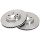 2 Brake Discs Vented Ø 281 mm 26 mm A.B.S. for e.g. CITROËN Synergie