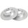 2 Brake Discs solid Ø 268 mm 10 mm A.B.S. for e.g. FORD Galaxy