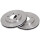2 Brake Discs Vented Ø 267 mm 26.3 mm A.B.S. for e.g. BUICK Regal