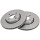 2 Brake Discs Vented Ø 278 mm 24 mm A.B.S. for e.g. FORD Cougar