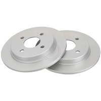 2 Brake Discs solid Ø 253 mm 10.3 mm A.B.S. for...