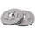 2 Brake Discs Vented Ø 260 mm 24 mm A.B.S. for CHRYSLER Le Baron