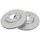 2 Brake Discs Vented Ø 257 mm 22 mm A.B.S. for e.g. ALFA ROMEO MiTo
