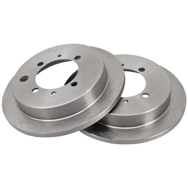 2 Brake Discs solid Ø 263 mm 12 mm A.B.S. for e.g. HYUNDAI Sonata