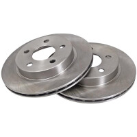 2 Brake Discs Vented Ø 258 mm 18.2 mm A.B.S. for...
