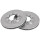 2 Brake Discs Vented Ø 256 mm 24 mm A.B.S. for e.g. MITSUBISHI Lancer