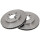 2 Brake Discs Vented Ø 256 mm 24 mm A.B.S. for e.g. MITSUBISHI Lancer