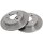 2 Brake Discs solid Ø 236 mm 10 mm A.B.S. for e.g. MITSUBISHI Carisma