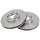 2 Brake Discs Vented Ø 296 mm 32 mm A.B.S. for e.g. LEXUS GS
