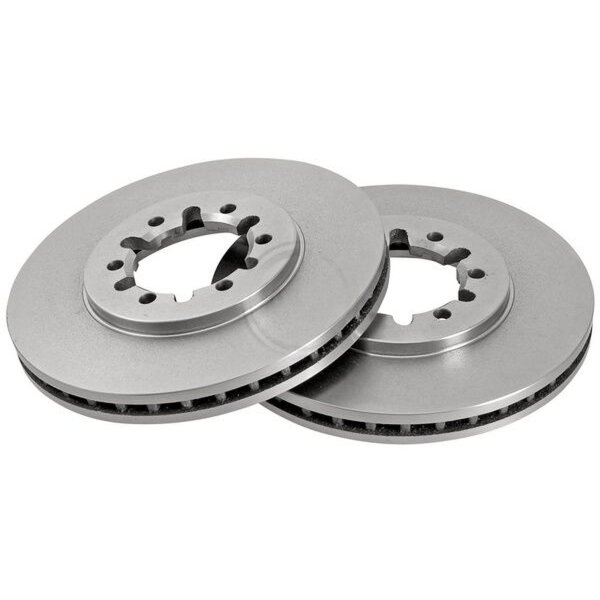 2 Brake Discs Vented Ø 262 mm 26 mm A.B.S. for NISSAN