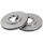 2 Brake Discs Vented Ø 262 mm 26 mm A.B.S. for NISSAN