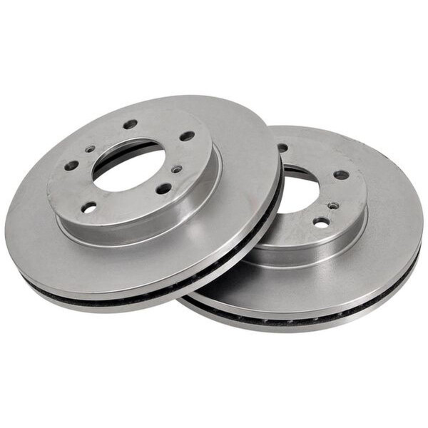 2 Brake Discs Vented Ø 257 mm 26 mm A.B.S. for e.g. NISSAN Largo