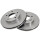 2 Brake Discs Vented Ø 257 mm 26 mm A.B.S. for e.g. NISSAN Largo