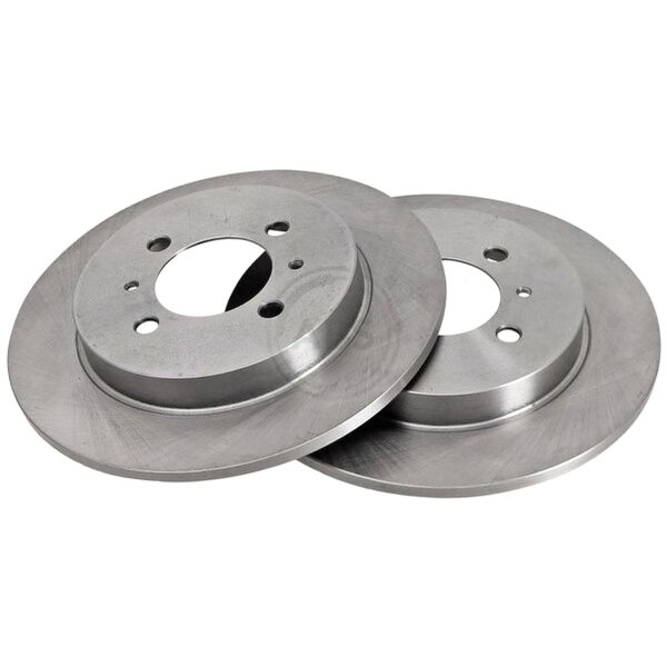 2 Brake Discs solid Ø 258 mm 9 mm A.B.S. for NISSAN Sunny