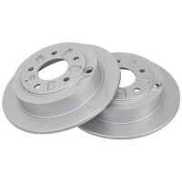 2 Brake Discs solid Ø 286 mm 9.5 mm A.B.S. for...