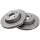 2 Brake Discs Vented Ø 297 mm 25 mm A.B.S. for e.g. LAND ROVER Range Rover