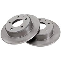 2 Brake Discs solid Ø 260 mm 10 mm A.B.S. for...