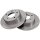 2 Brake Discs solid Ø 260 mm 10 mm A.B.S. for MAZDA 626
