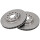 2 Brake Discs Vented Ø 281 mm 26 mm A.B.S. for e.g. ALFA ROMEO 166