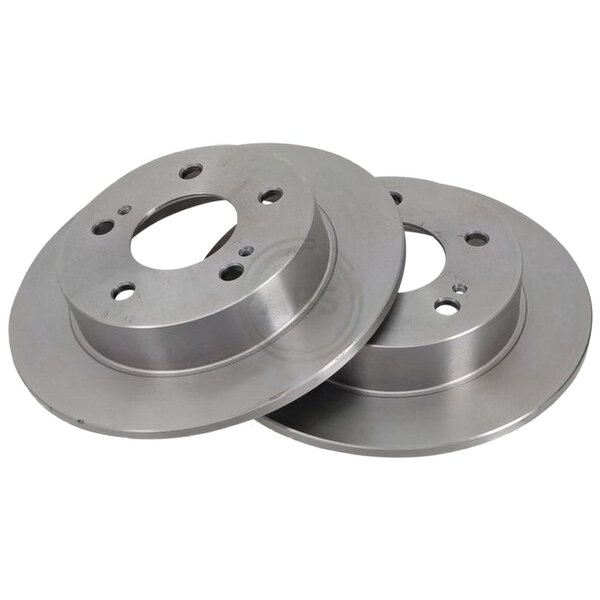 2 Brake Discs solid Ø 258 mm 9 mm A.B.S. for e.g. NISSAN Silvia