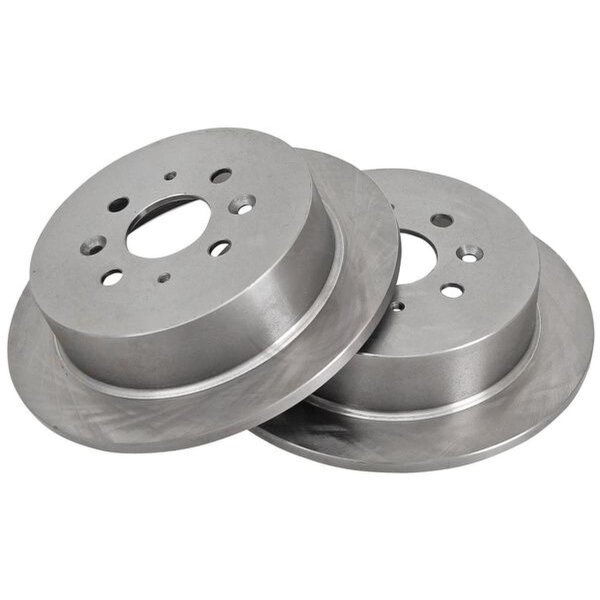 2 Brake Discs solid Ø 270 mm 10 mm A.B.S. for e.g. KIA Mentor