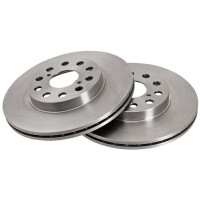 2 Brake Discs Vented Ø 281 mm 22 mm A.B.S. for...