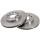 2 Brake Discs Vented Ø 281 mm 22 mm A.B.S. for e.g. TOYOTA MR2