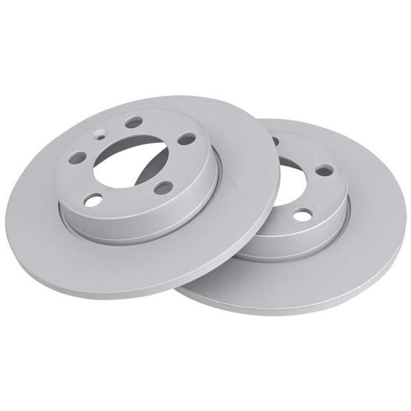 2 Brake Discs solid Ø 239 mm 10 mm A.B.S. for e.g. VW Golf