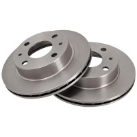 2 Brake Discs Vented Ø 221 mm 18 mm A.B.S. for SUBARU