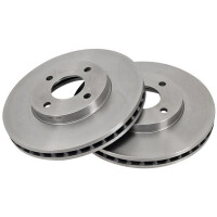 2 Brake Discs Vented Ø 257 mm 26 mm A.B.S. for...