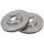 2 Brake Discs Vented Ø 257 mm 26 mm A.B.S. for e.g. NISSAN 100NX