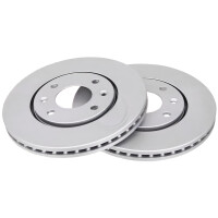 2 Brake Discs Vented Ø 260 mm 24 mm A.B.S. for...