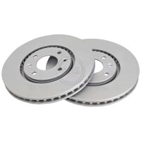 2 Brake Discs Vented Ø 283 mm 26 mm A.B.S. for...