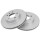 2 Brake Discs Vented Ø 280 mm 24 mm A.B.S. for VOLKSWAGEN