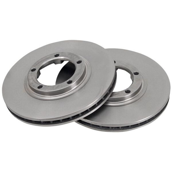 2 Brake Discs Vented Ø 254 mm 24 mm A.B.S. for MITSUBISHI