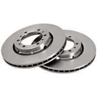2 Brake Discs Vented Ø 276 mm 24 mm A.B.S. for...