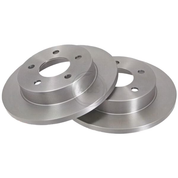 2 Brake Discs solid Ø 267 mm 14 mm A.B.S. for e.g. FORD Mustang