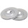2 Brake Discs Vented Ø 285 mm 26.5 mm A.B.S. for e.g. BUICK Regal