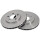 2 Brake Discs Vented Ø 257 mm 24 mm A.B.S. for e.g. CHRYSLER Tacuma