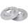 2 Brake Discs solid Ø 230 mm 9 mm A.B.S. for e.g. AUDI A1 Allstreet