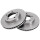 2 Brake Discs Vented Ø 260 mm 26 mm A.B.S.