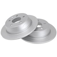2 Brake Discs solid Ø 280 mm 10 mm A.B.S. for...