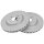2 Brake Discs Vented Ø 305 mm 28 mm A.B.S. for FIAT Coupe
