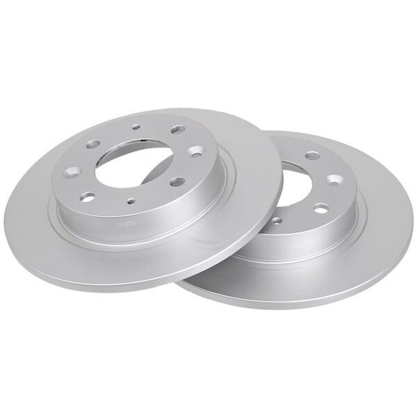 2 Brake Discs solid Ø 261 mm 10 mm A.B.S. for e.g. KIA Carens