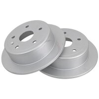 2 Brake Discs solid Ø 258 mm 10.5 mm A.B.S. for...